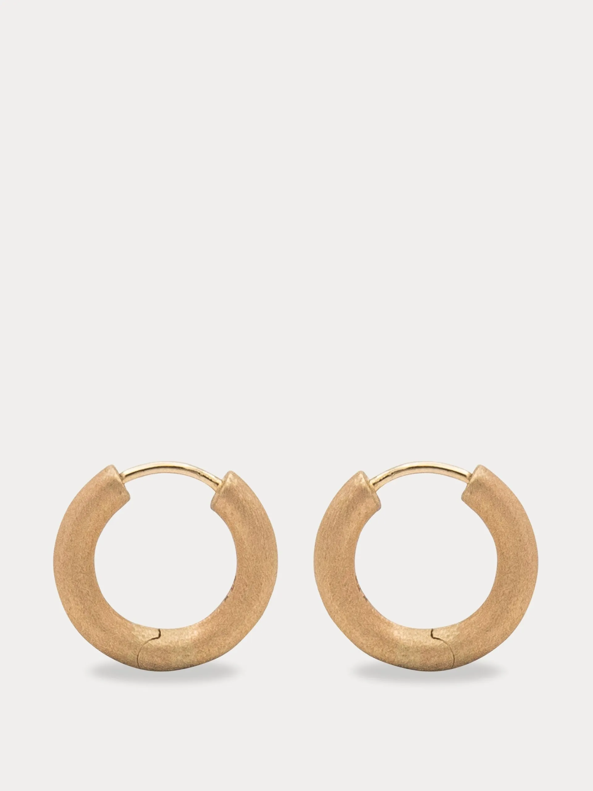 14K Halo hoops