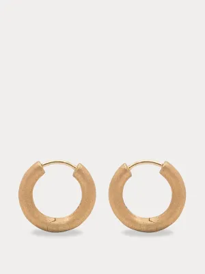 14K Halo hoops