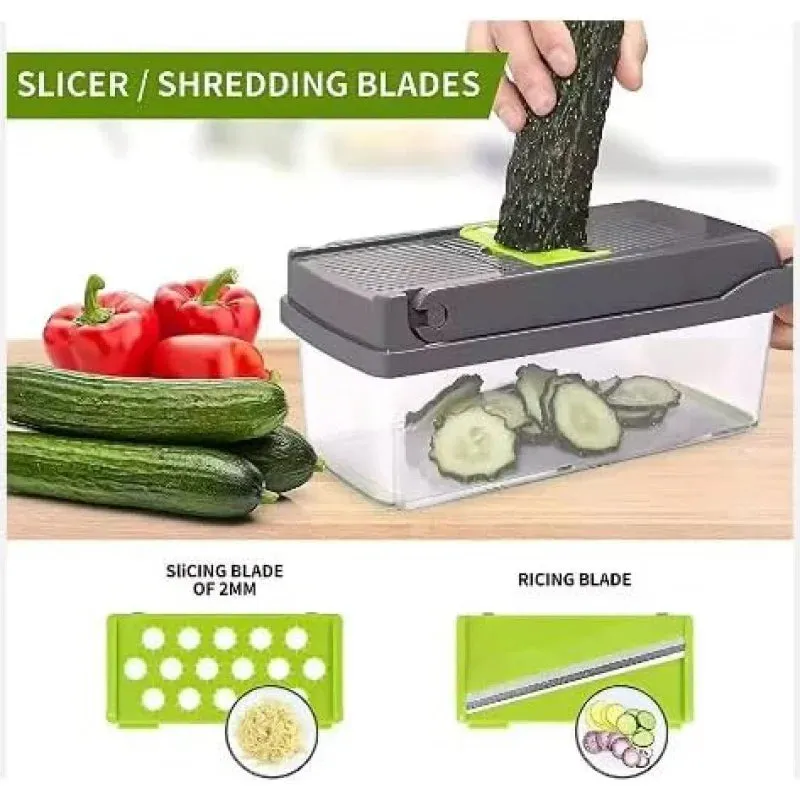 16-in-1 Multi-Function Vegetable Chopper & Dicer