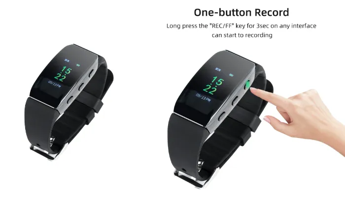 16GB Digital Voice Recorder Watch