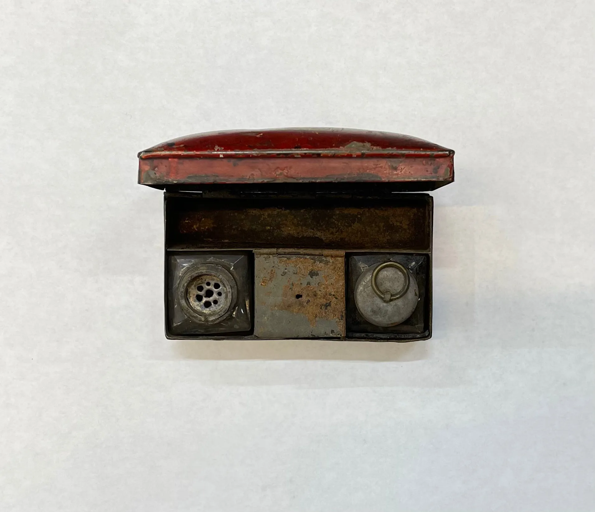 1700S ANTIQUE CHINESE TRAVELING INK WELL SET VERY OLD & RARE - $8K APR w/ CoA!