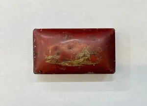 1700S ANTIQUE CHINESE TRAVELING INK WELL SET VERY OLD & RARE - $8K APR w/ CoA!