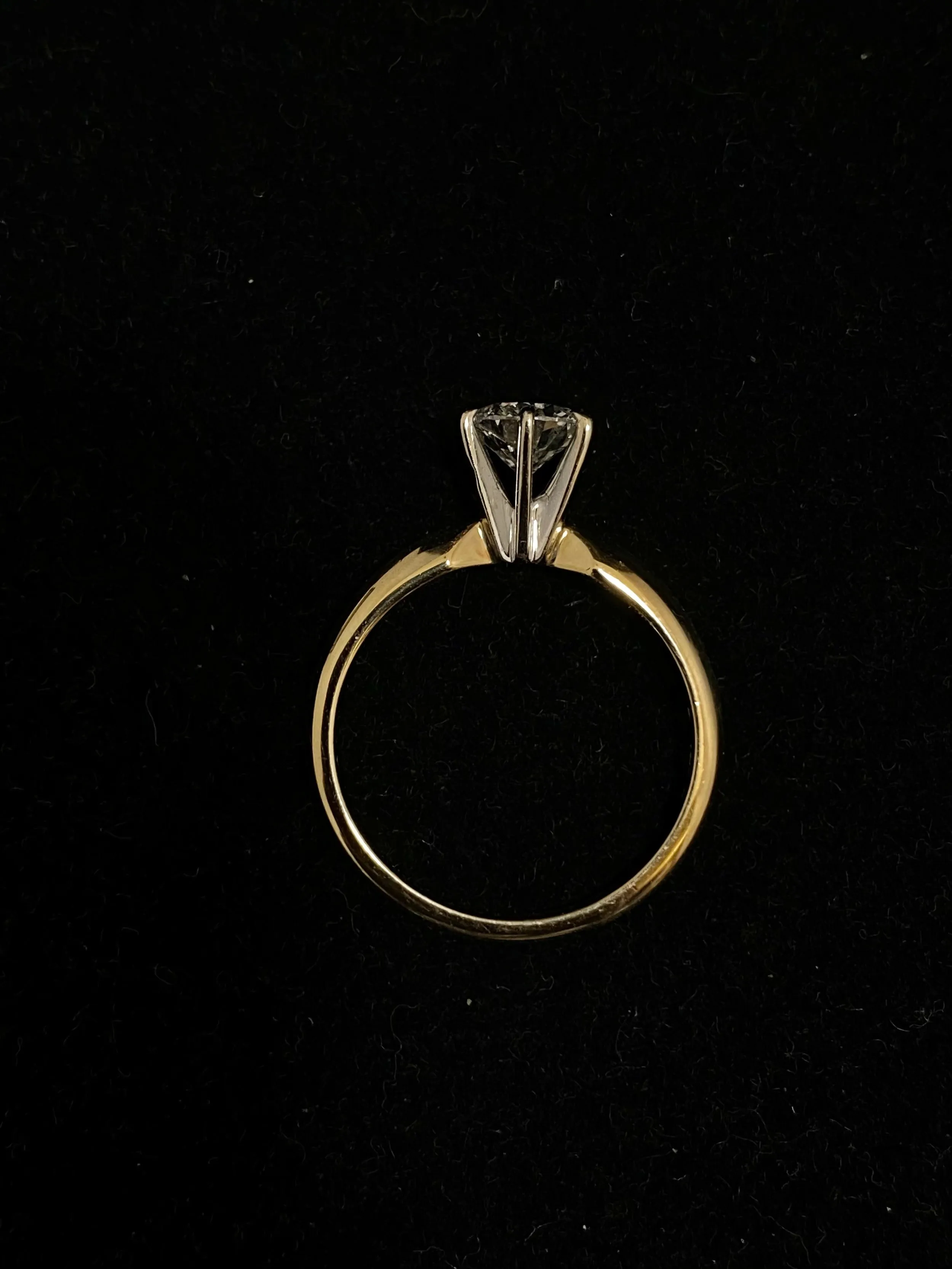 1920's Antique Design Solid Yellow Gold Diamond Center Dome Ring $60K Appraisal Value w/CoA}