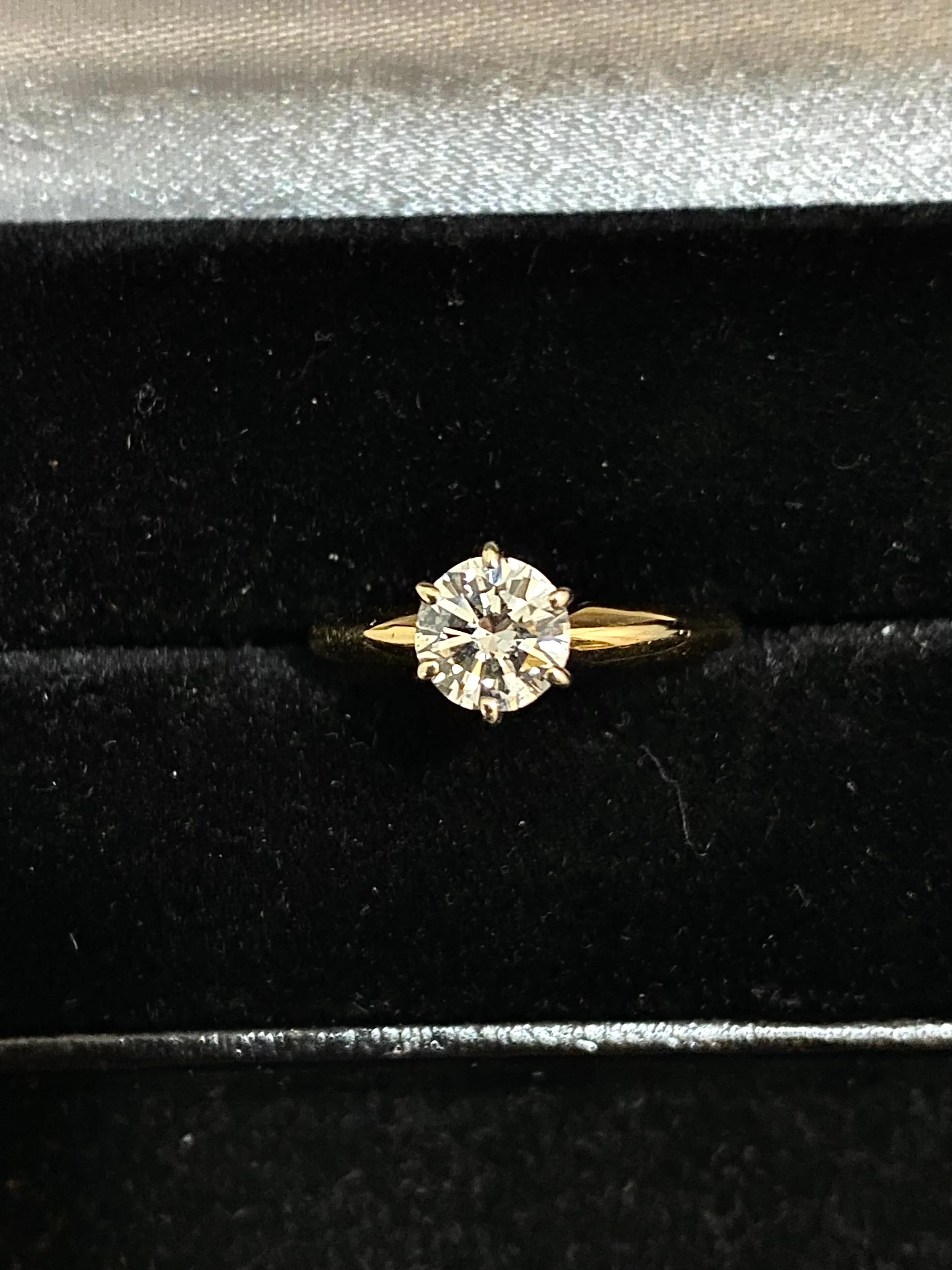 1920's Antique Design Solid Yellow Gold Diamond Center Dome Ring $60K Appraisal Value w/CoA}