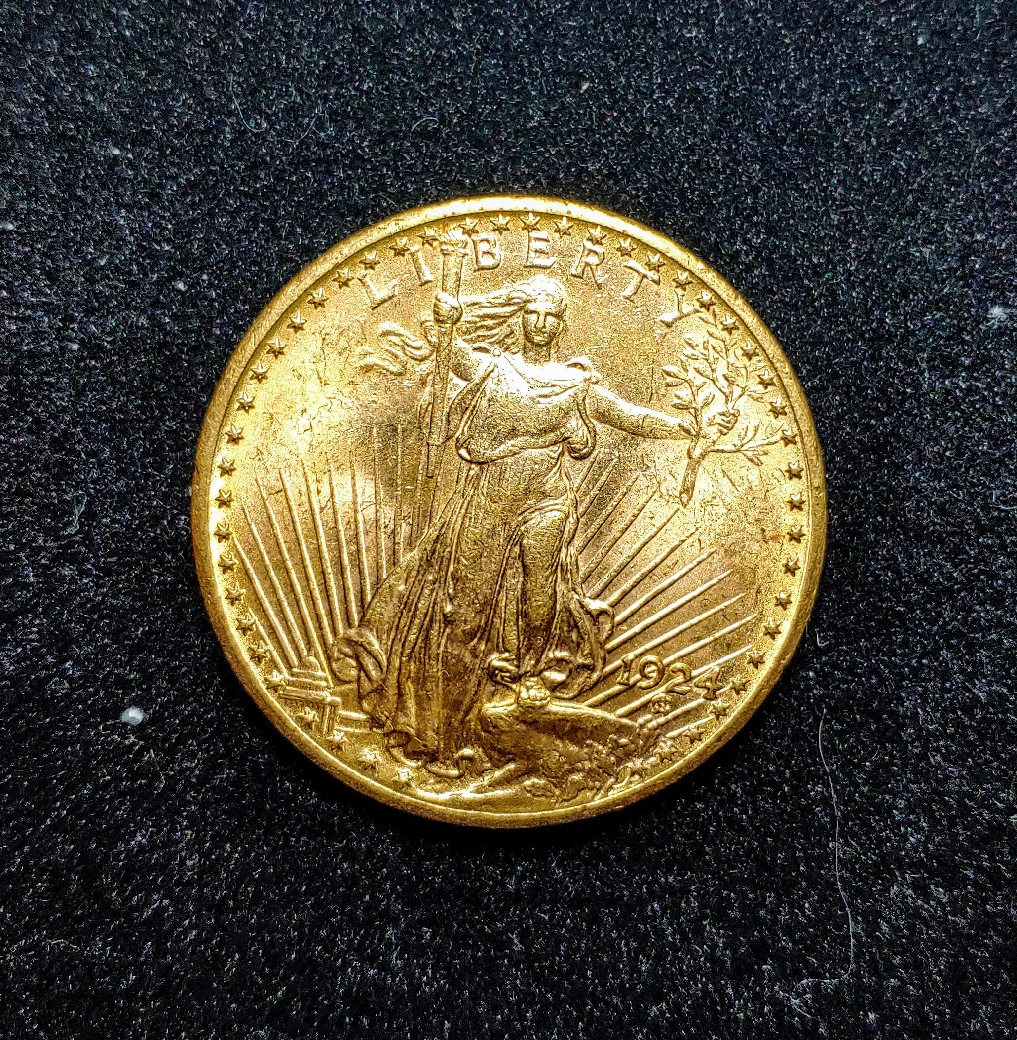 1924 St. Gaudens $20 Liberty Double Eagle - $3K APR Value w/ CoA! ✿✓