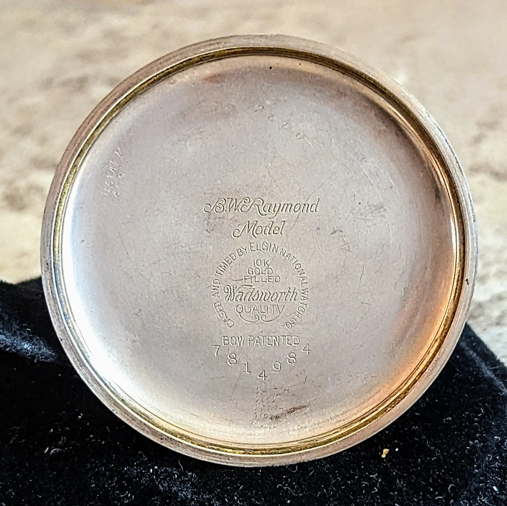 1927 ELGIN B. W. Raymond Railroad Pocket Watch Model 15 Grade 472 Movement 16S
