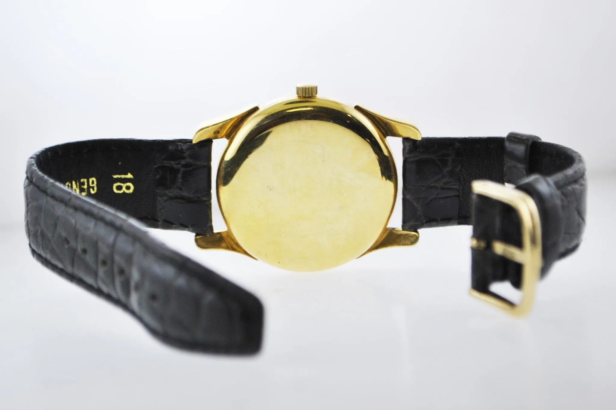 1940's Vacheron Constantin Extremely Rare Vintage Wristwatch in 18 Karat Yellow Gold on Leather Strap - $30K VALUE