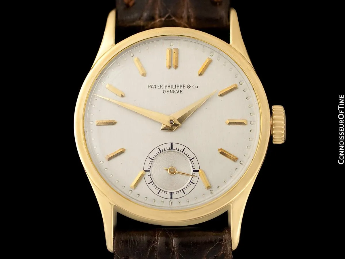 1942 Patek Philippe Vintage Calatrava Ref. 96 World War II Era Watch, 18K Gold with Papers - The Original