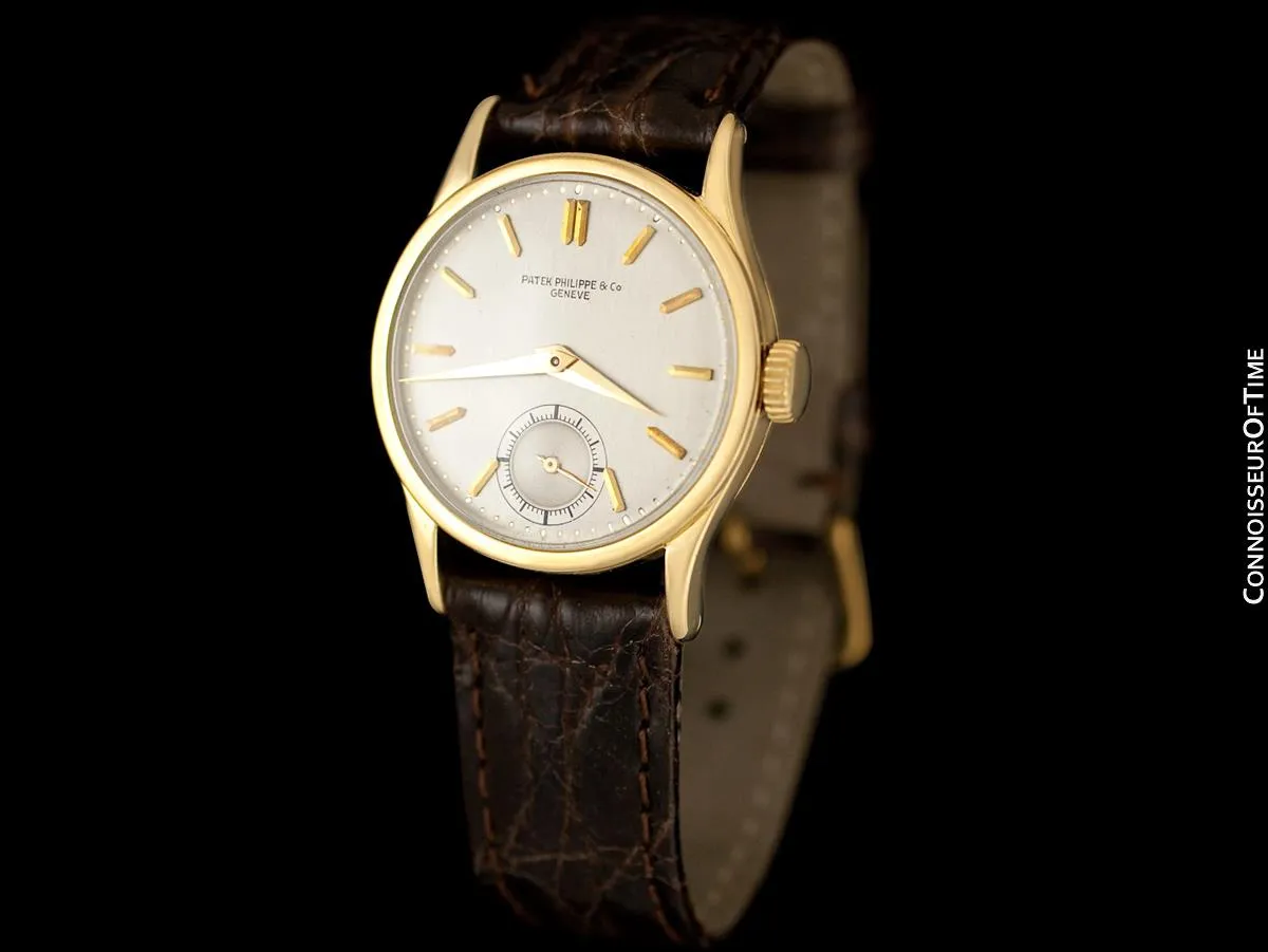 1942 Patek Philippe Vintage Calatrava Ref. 96 World War II Era Watch, 18K Gold with Papers - The Original
