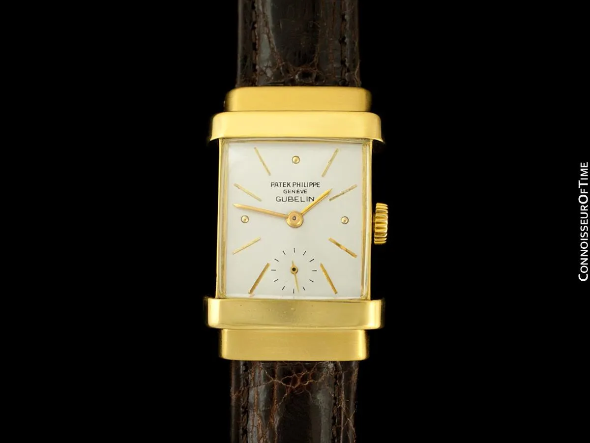 1948 Patek Philippe Vintage Mens Ref. 1450 "Top Hat" Watch - 18K Gold with Papers
