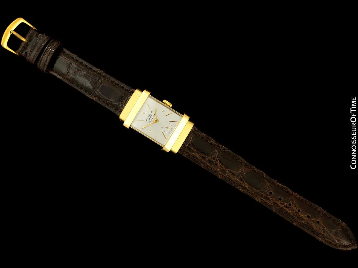 1948 Patek Philippe Vintage Mens Ref. 1450 "Top Hat" Watch - 18K Gold with Papers