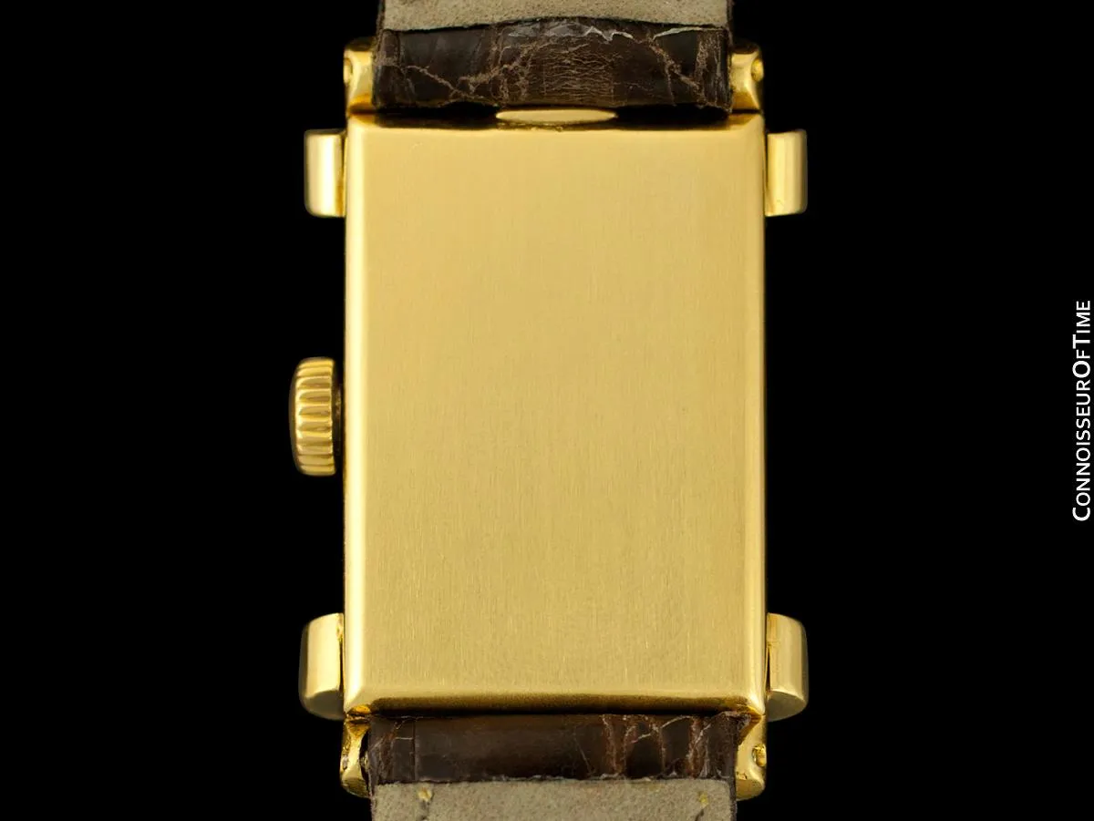 1948 Patek Philippe Vintage Mens Ref. 1450 "Top Hat" Watch - 18K Gold with Papers