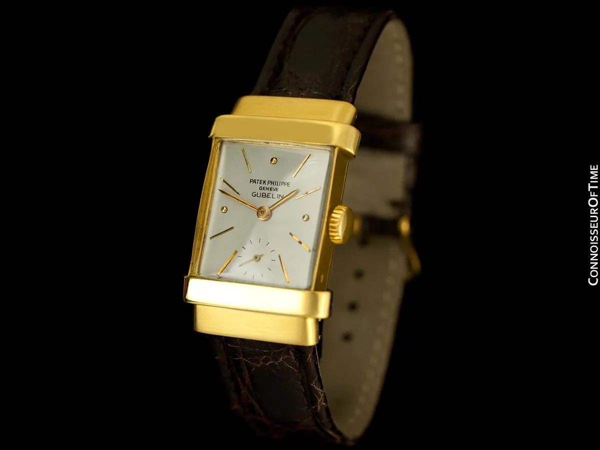 1948 Patek Philippe Vintage Mens Ref. 1450 "Top Hat" Watch - 18K Gold with Papers