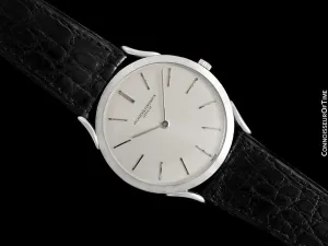 1950's Vacheron & Constantin "Extra-Flat" Vintage Mens Midsize Watch - Platinum