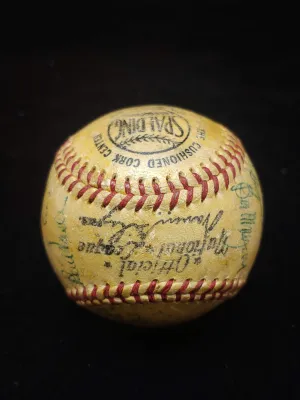 1953 Brooklyn Dodgers Team-signed Baseball - $15K Appraisal Value!