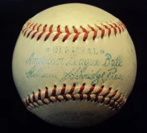 1958 Original New York Yankees World Series Signed Baseball with 25 Autographs - $15K VALUE