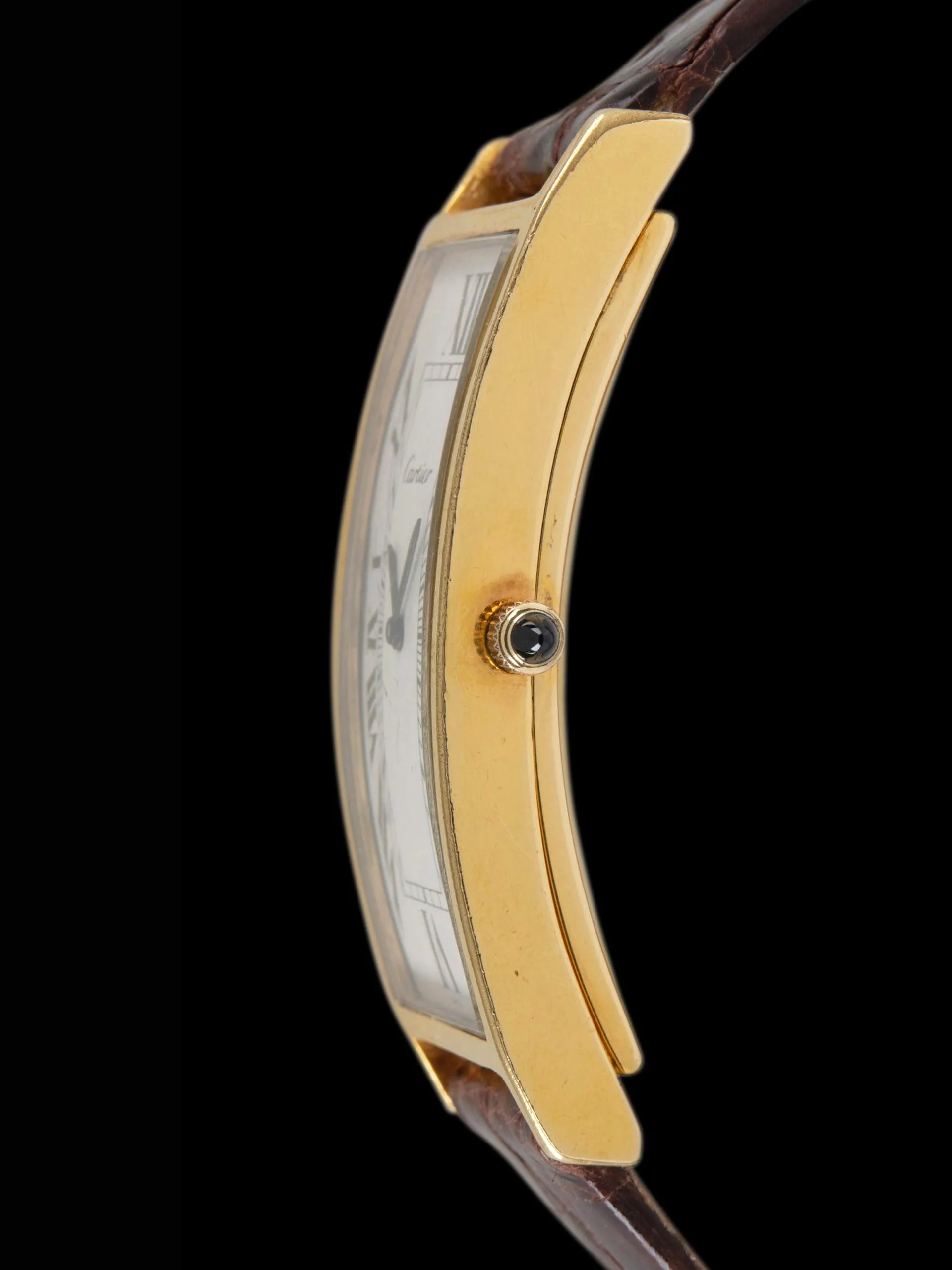 1960s Cartier Tank Allongee 18K Gold Plaque "Steve McQueen"