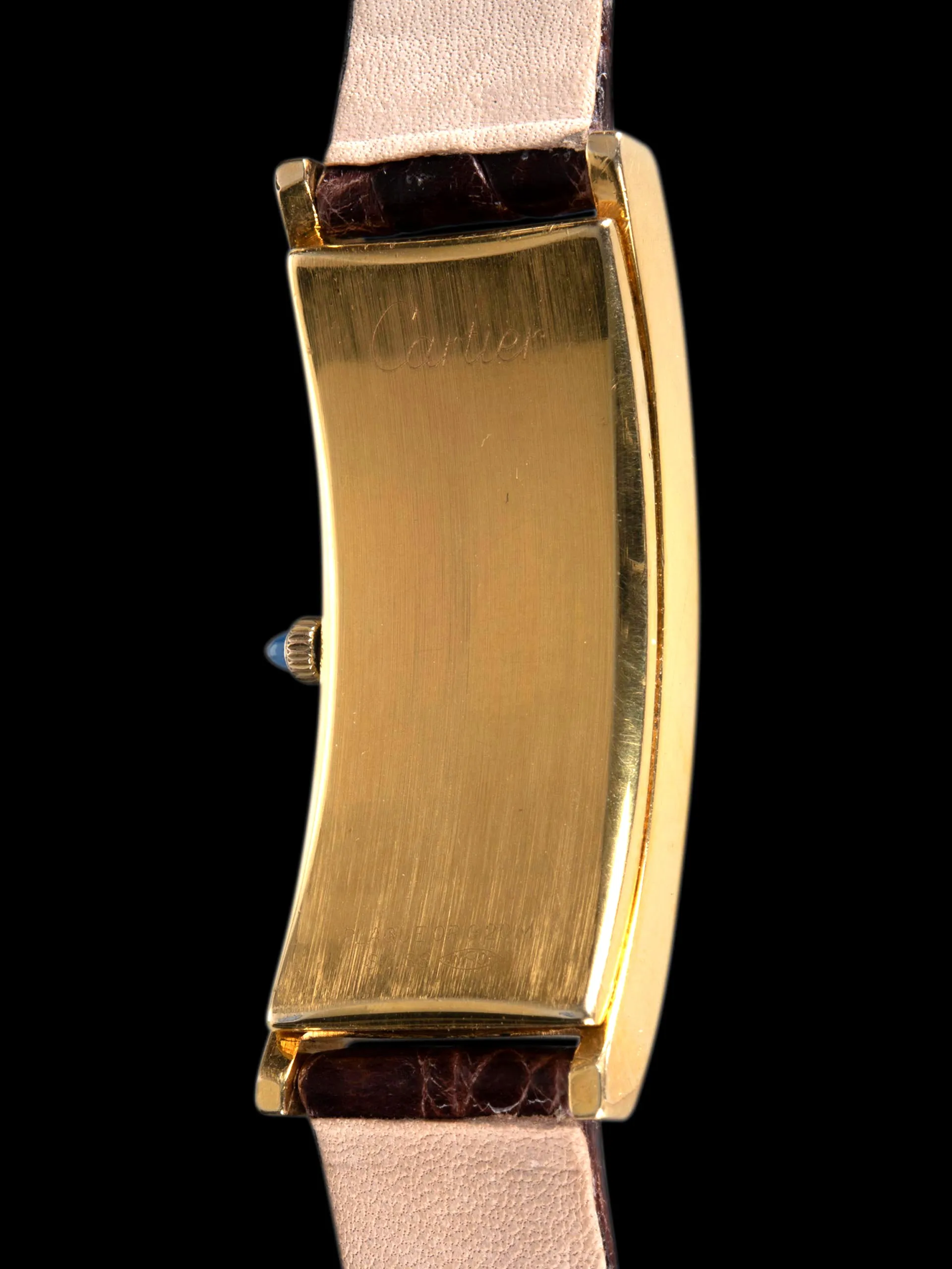 1960s Cartier Tank Allongee 18K Gold Plaque "Steve McQueen"