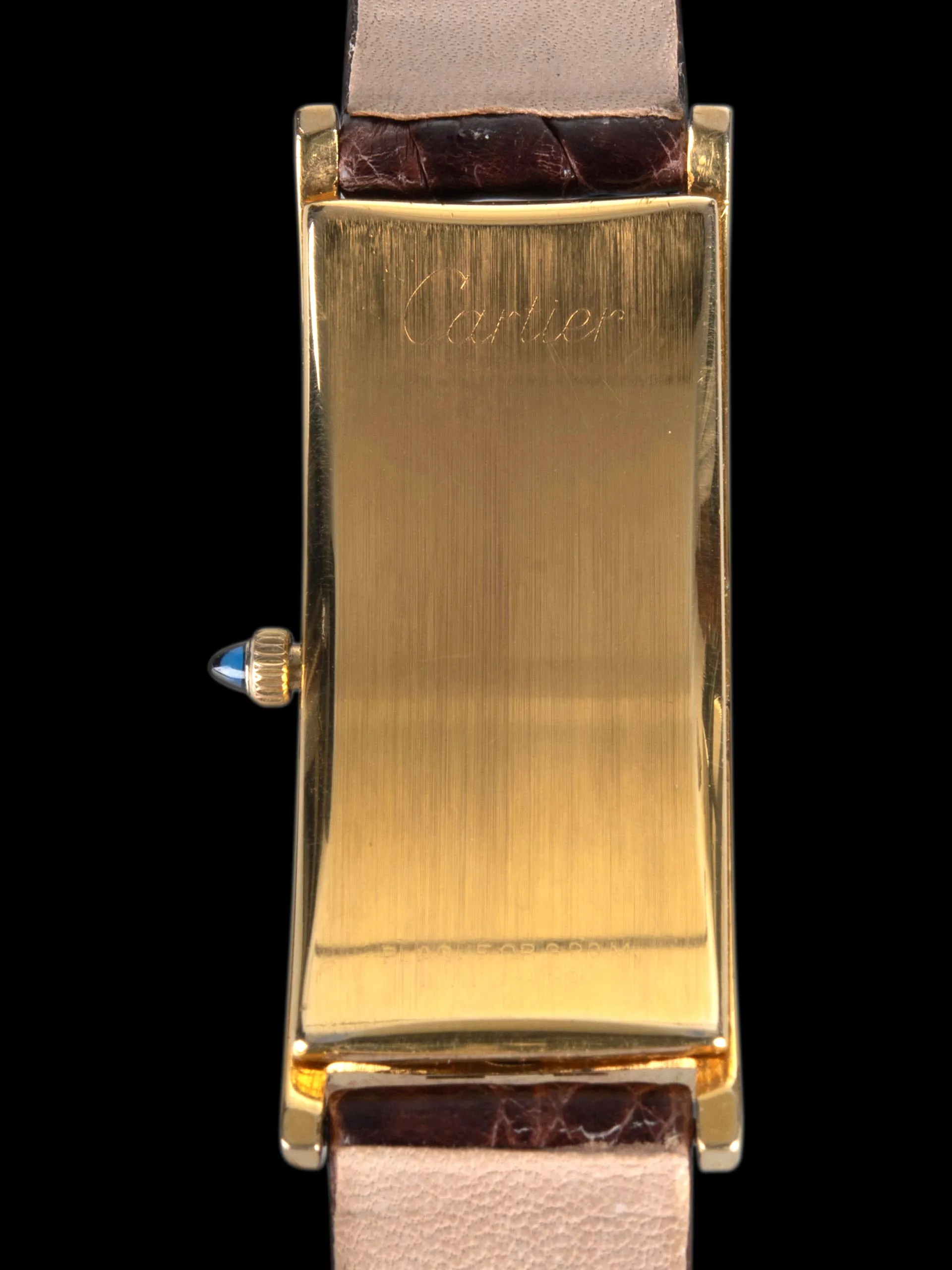 1960s Cartier Tank Allongee 18K Gold Plaque "Steve McQueen"