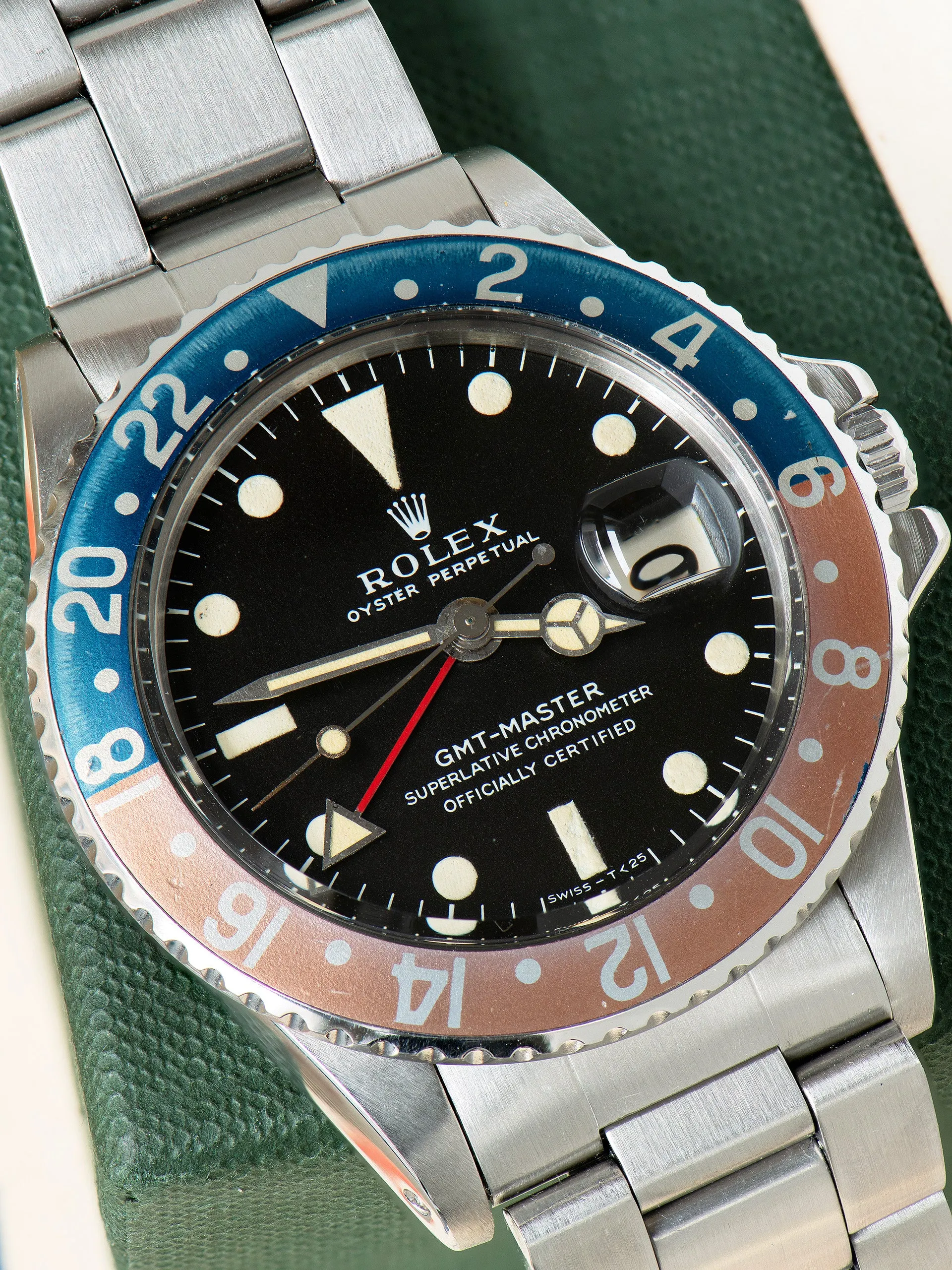 1968 Rolex GMT-Master (Ref. 1675) Mk. I Dial W/ "US Army Airborne" Case Back Engraving