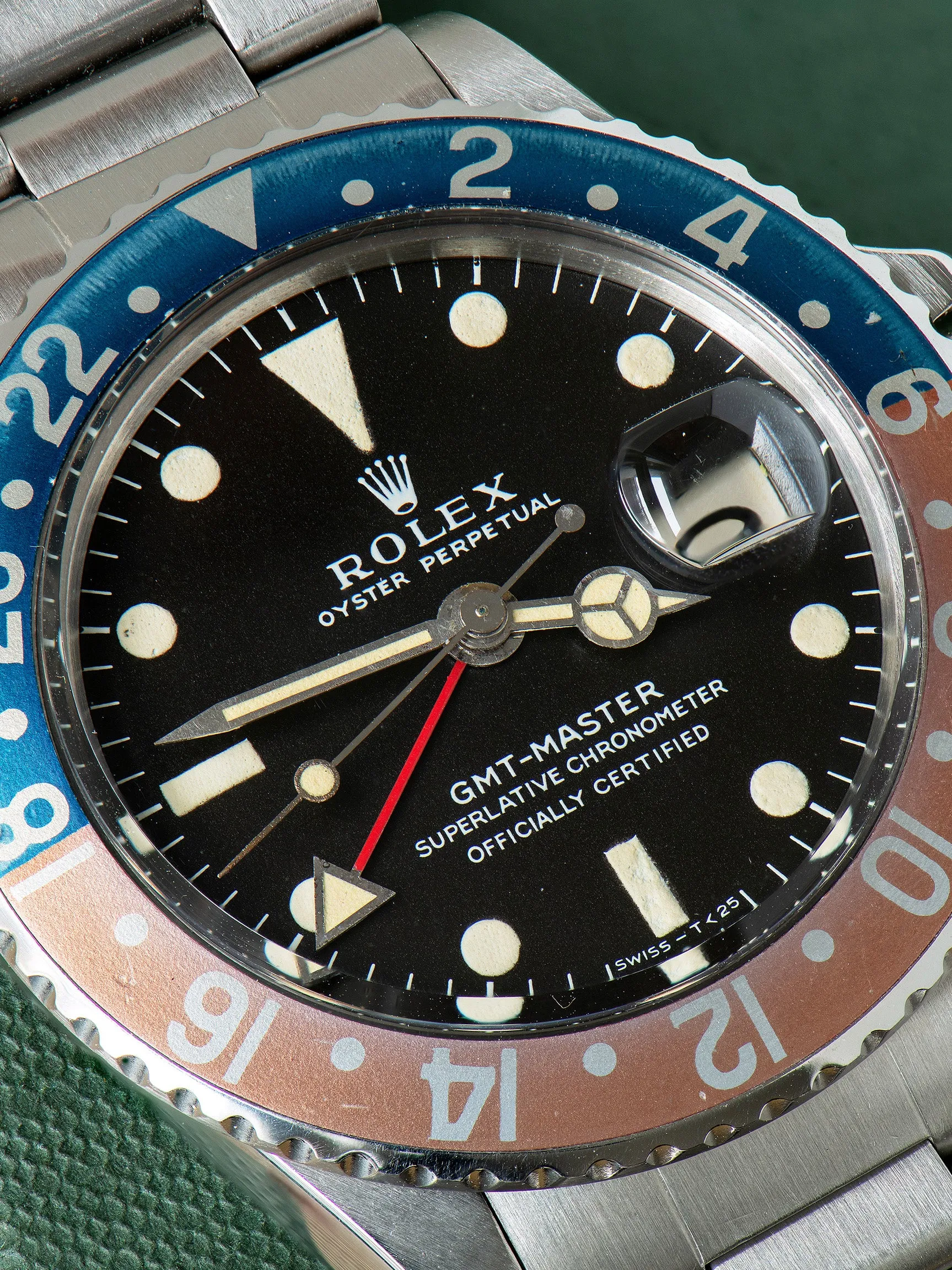 1968 Rolex GMT-Master (Ref. 1675) Mk. I Dial W/ "US Army Airborne" Case Back Engraving
