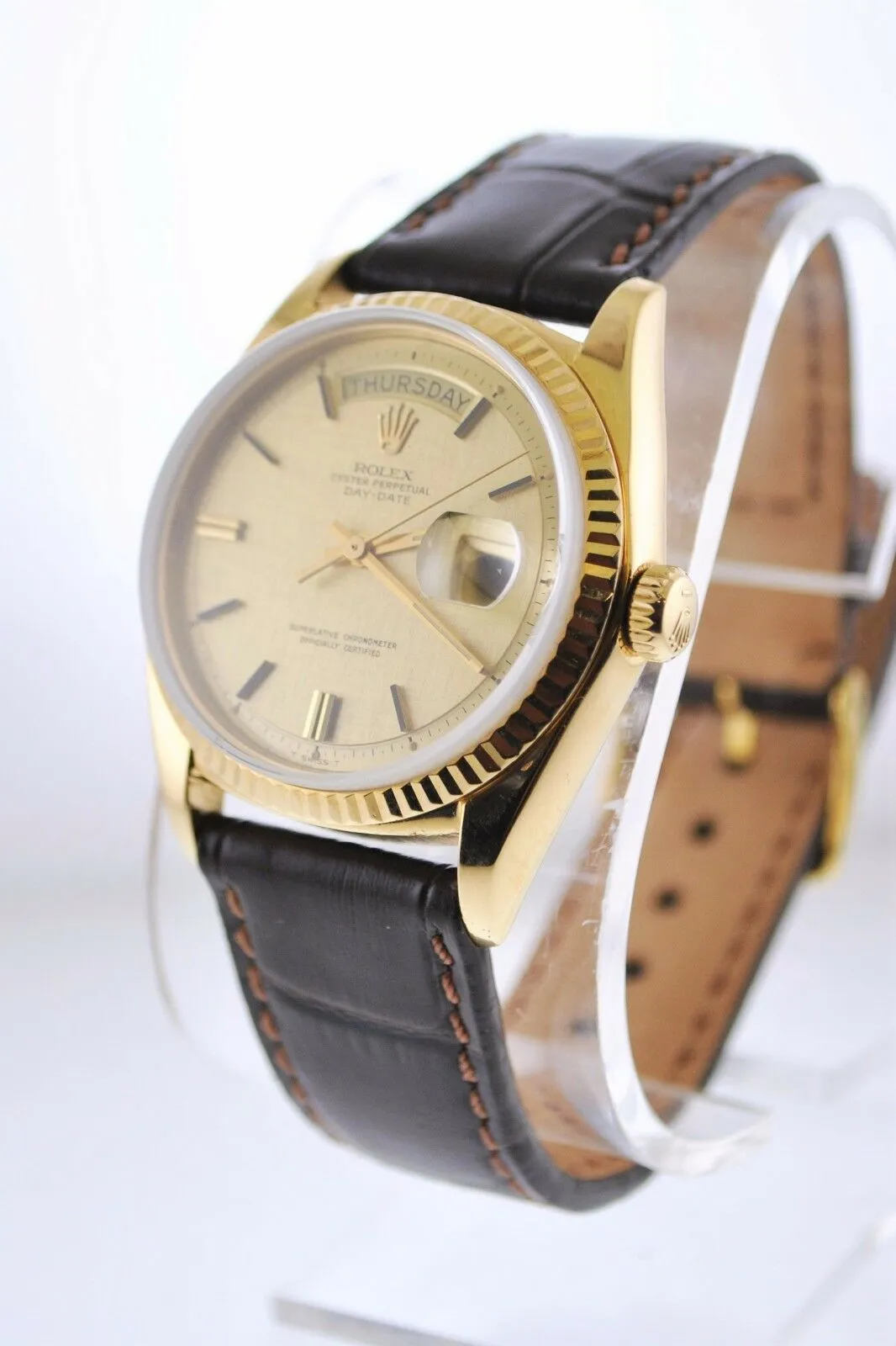 1969 Original Rolex Day-Date in 18K Yellow Gold with Gold Dial - $35K VALUE
