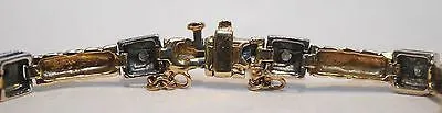 1970s Vintage Diamond Two-Tone 14K White & Yellow Gold Bracelet  - $10K VALUE