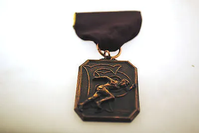 1971 Rare Bronze Freshman X-C Relay Class B 9th Team Track Medal - $1K VALUE