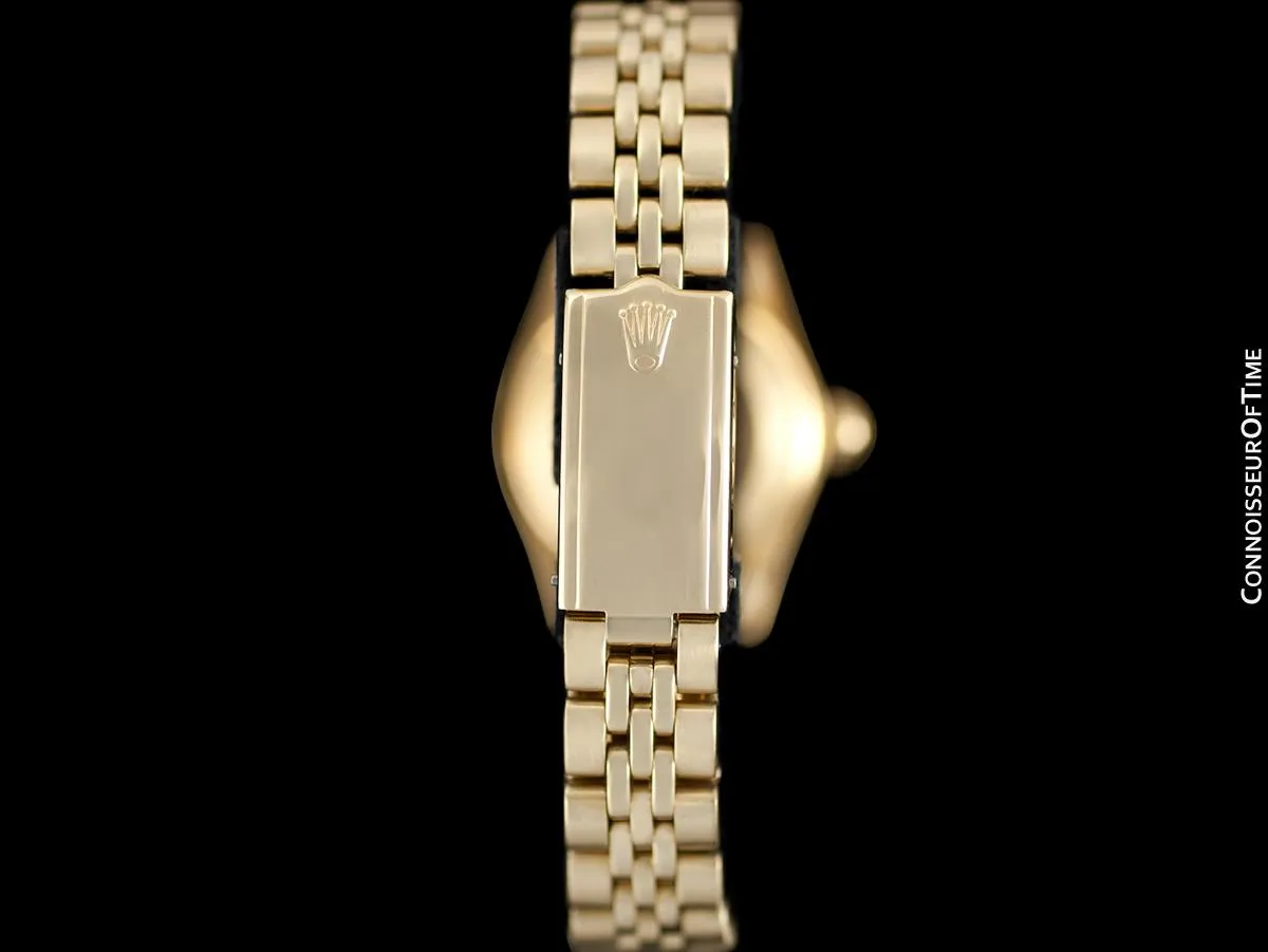 1972 Rolex Datejust (President) Ladies Vintage Watch with Champagne Dial - 18K Gold
