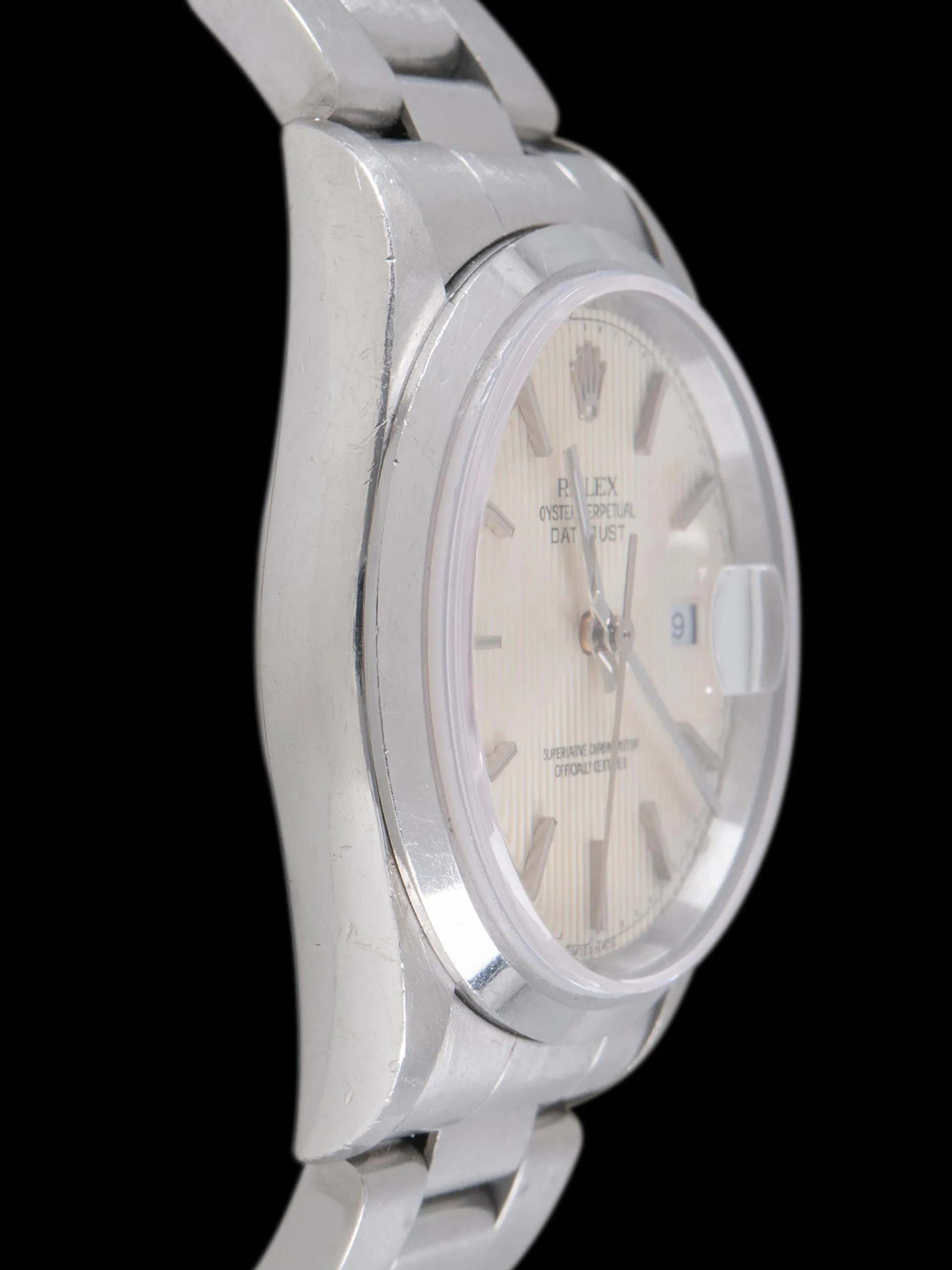 1999 Rolex Datejust (Ref. 16200) Silver "Tapestry" Dial
