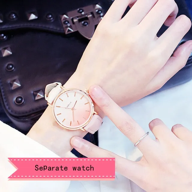 2019 Women's Watch Modern Fashion women Quartz wristwatch student Leather Ladies Bracelet Luxury Watch Casual Relogio femenino