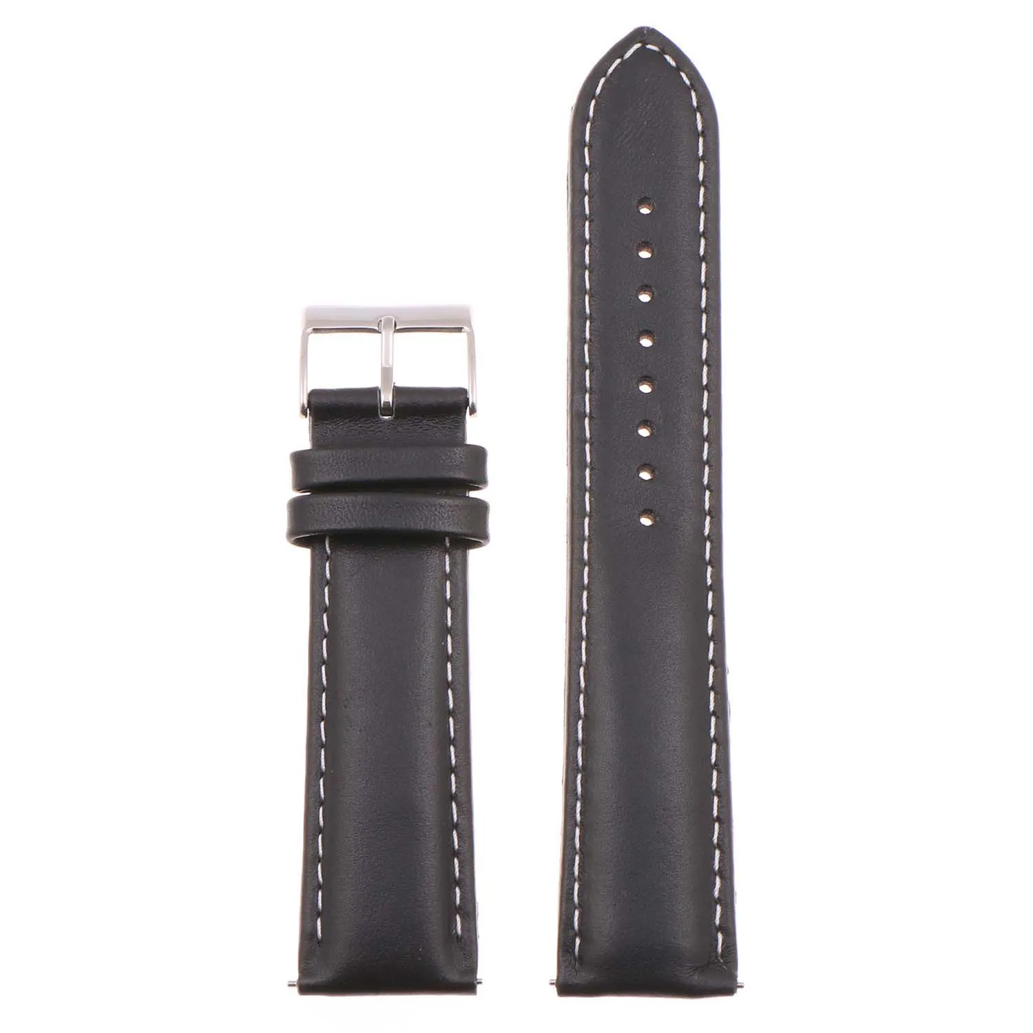 22mm Leather Smart Watch Strap (Short, Standard, Long)