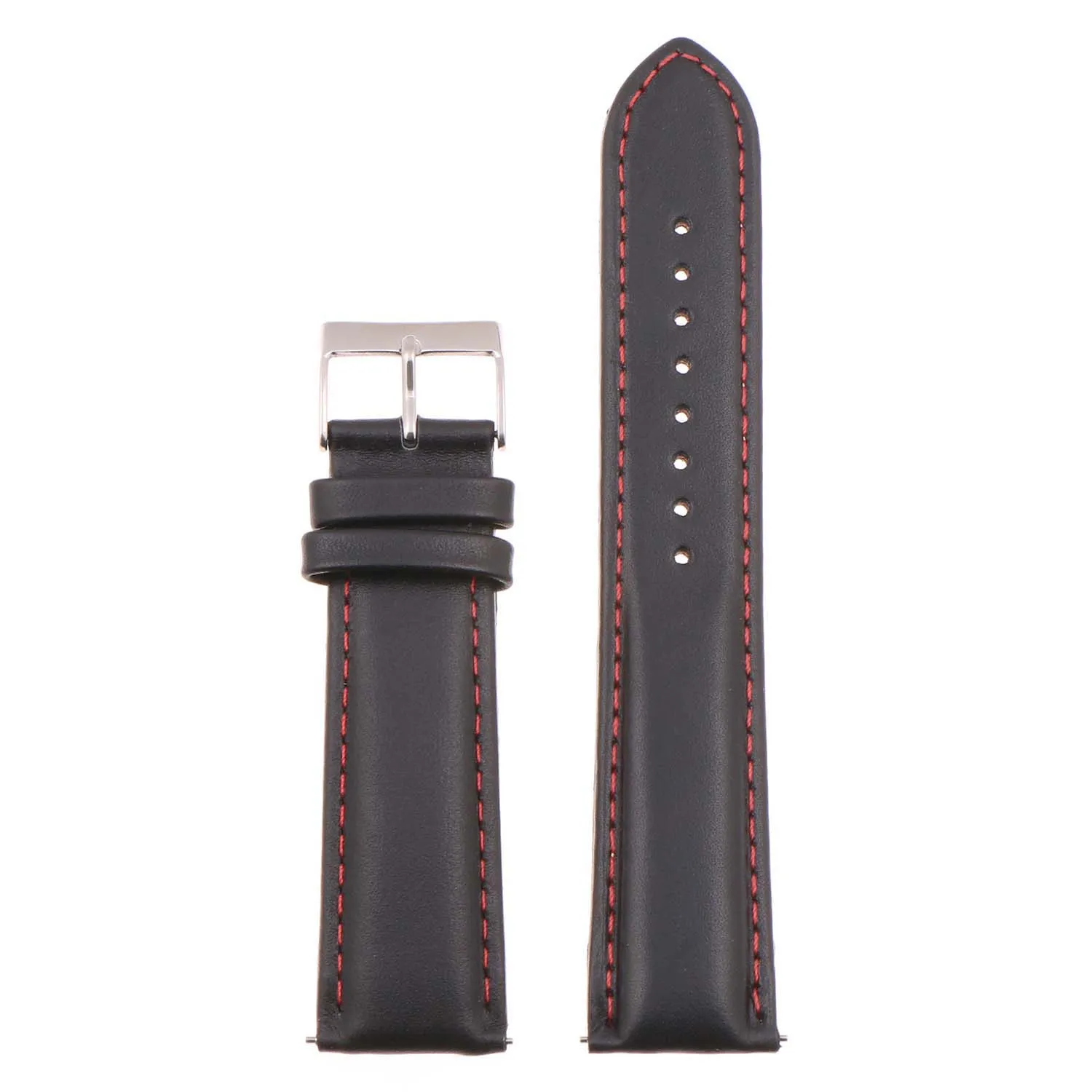 22mm Leather Smart Watch Strap (Short, Standard, Long)
