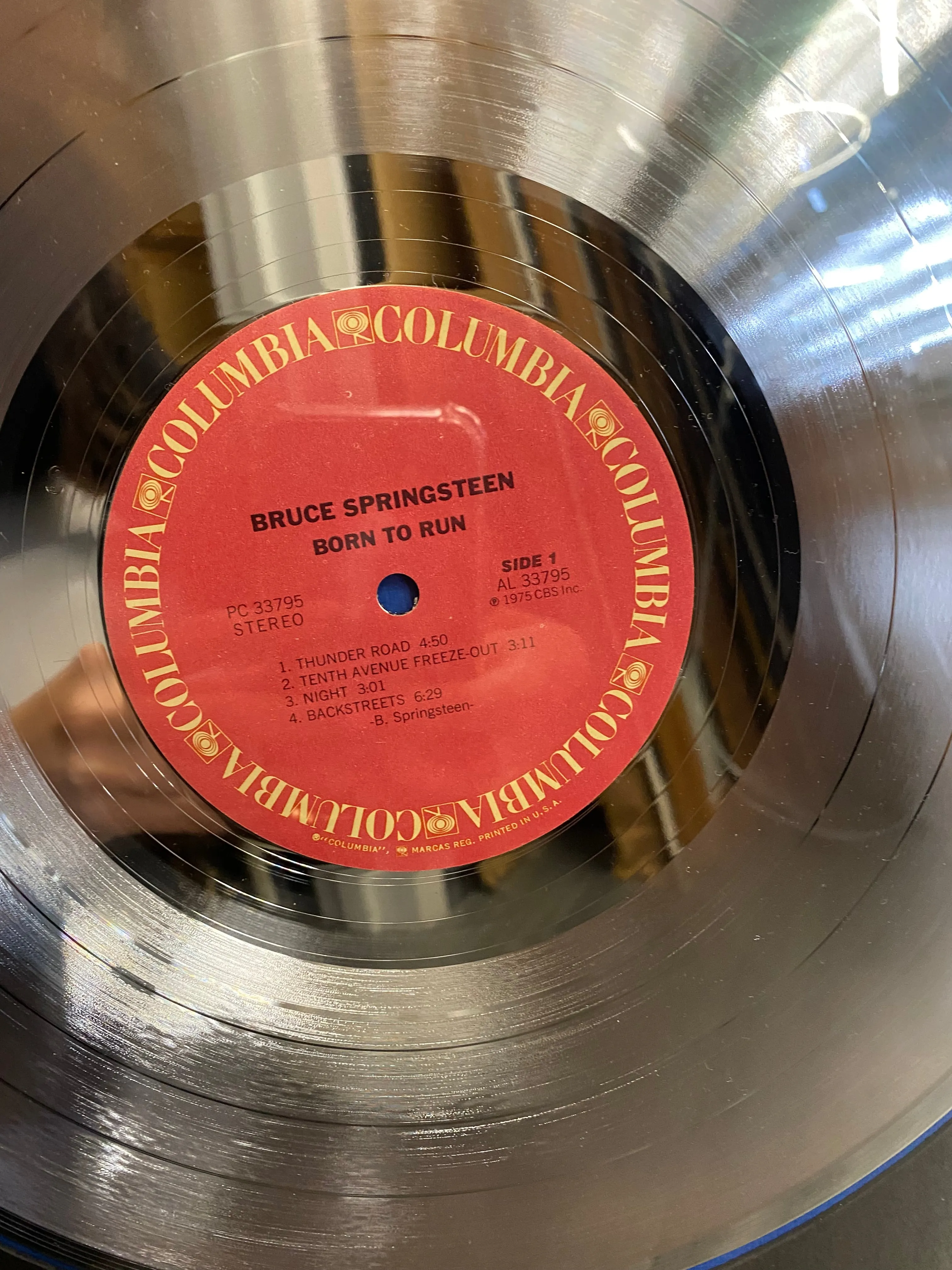 30M SALES PLATINUM RECORD BRUCE SPRINGSTEEN BORN TO RUN 1975 - $20K APR w/ CoA!!