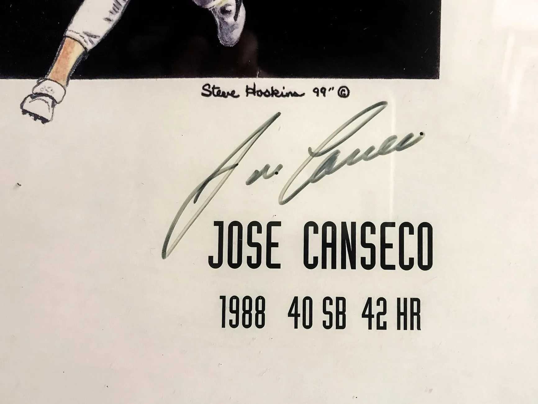 40/40 Club Barry Bonds, Alex Rodriguez & Jose Canseco C.1999 - $1,500 APR w/CoA