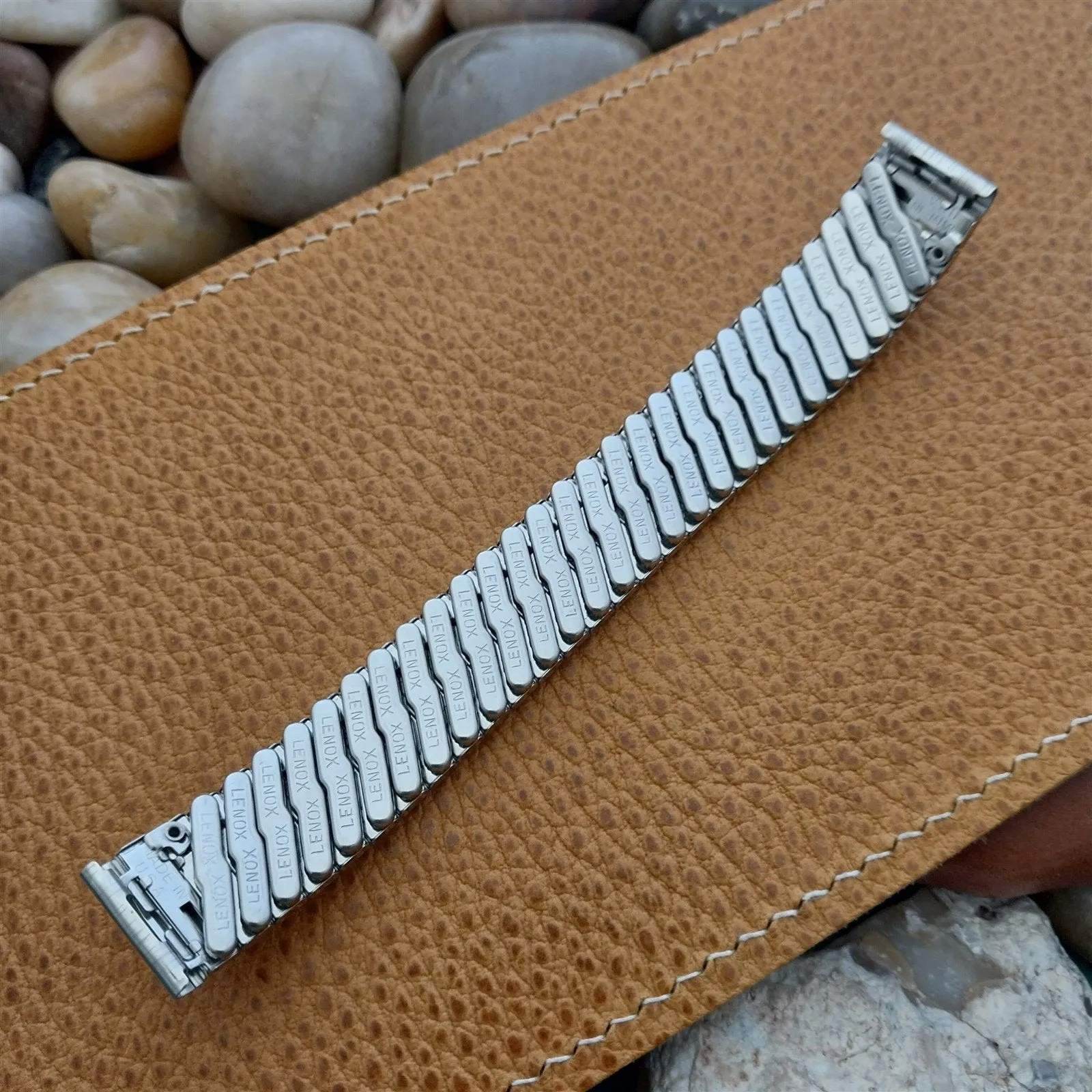 5/8" Lenox USA Short Stainless Steel Expansion Old-Stock 60s Vintage Watch Band