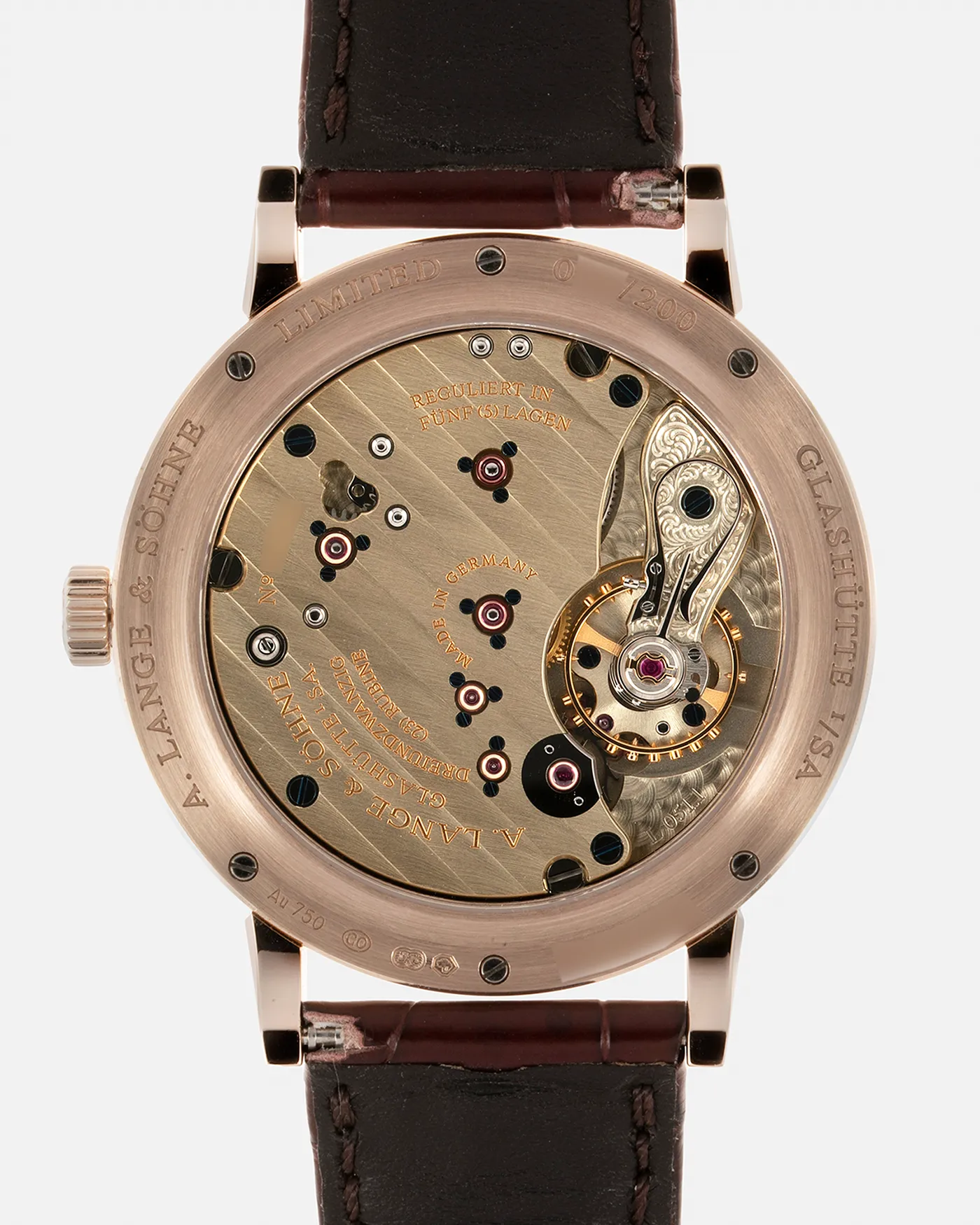 A. Lange & Sohne 1815 200th Anniversary F.A. Lange Ref. 236.050 Honeygold