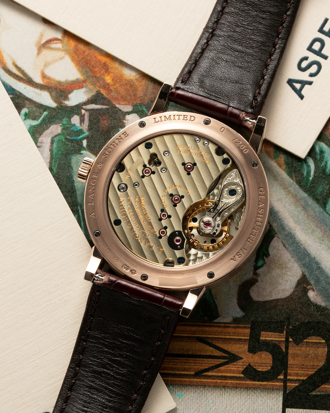 A. Lange & Sohne 1815 200th Anniversary F.A. Lange Ref. 236.050 Honeygold