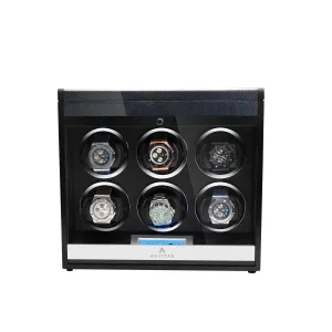 Aevitas Watch Winder for Six Automatic Watches in Carbon Fibre