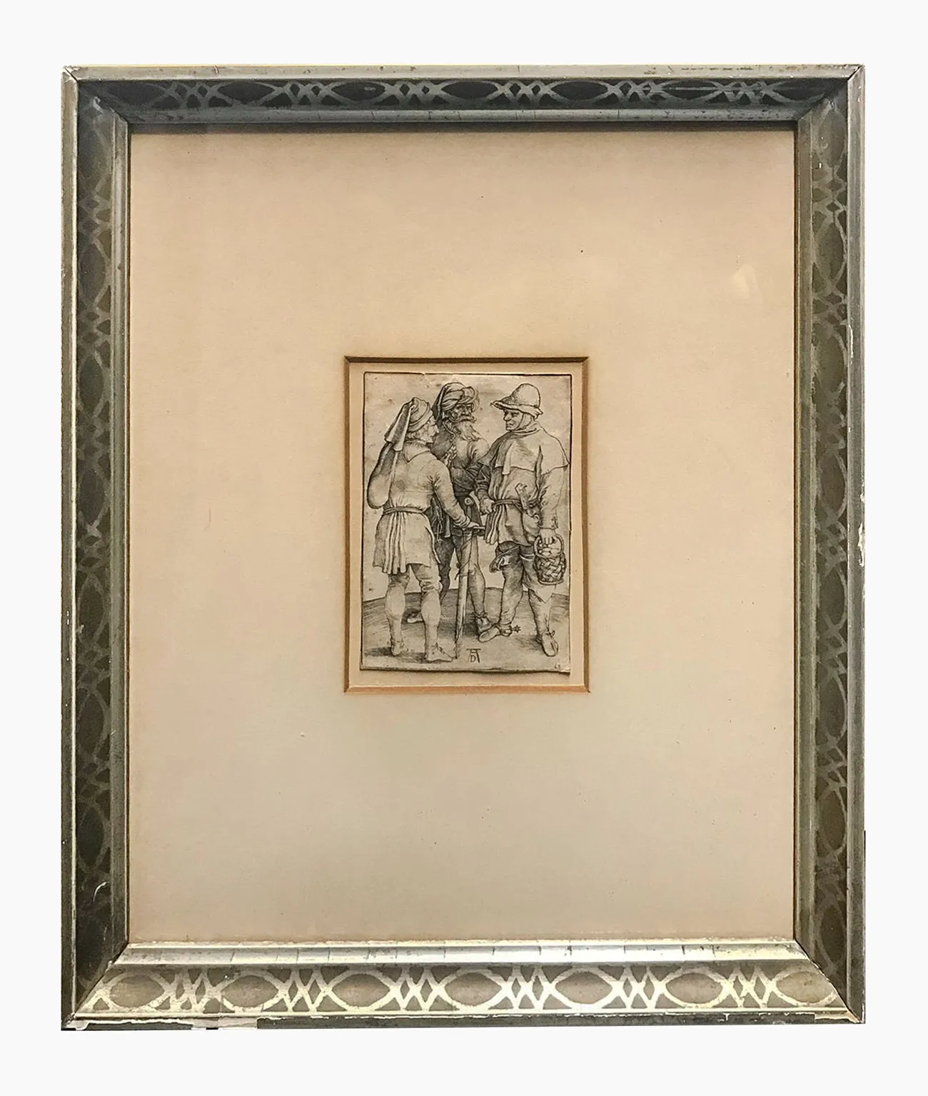 ALBRECHT DURER “Three Peasants in Conversation” C. 1496 Vintage- $30K APR w/CoA!