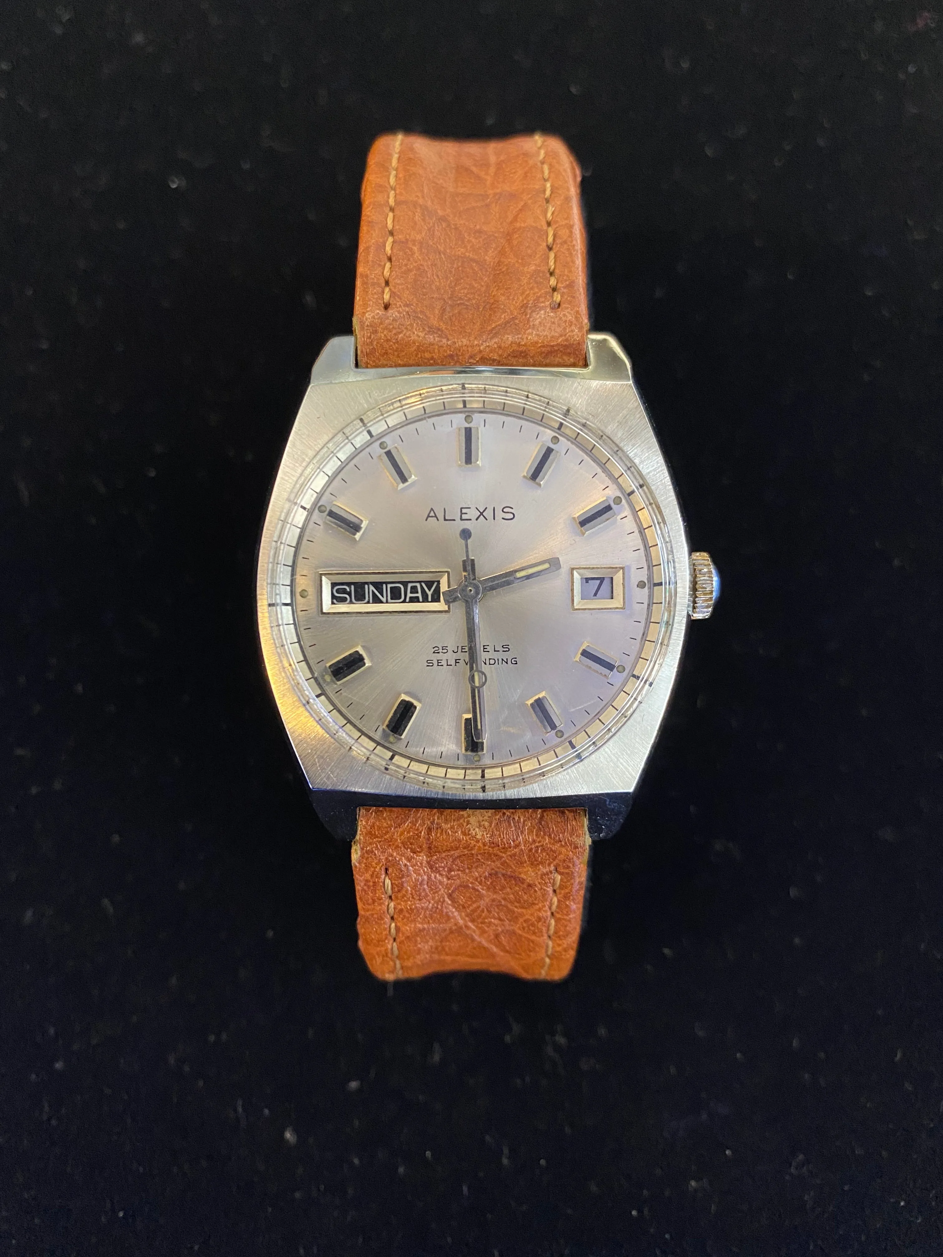 ALEXIS Self-Winding Men's Automatic w/ Date ft! Vintage c.1950s!- $3k APR w/CoA!|