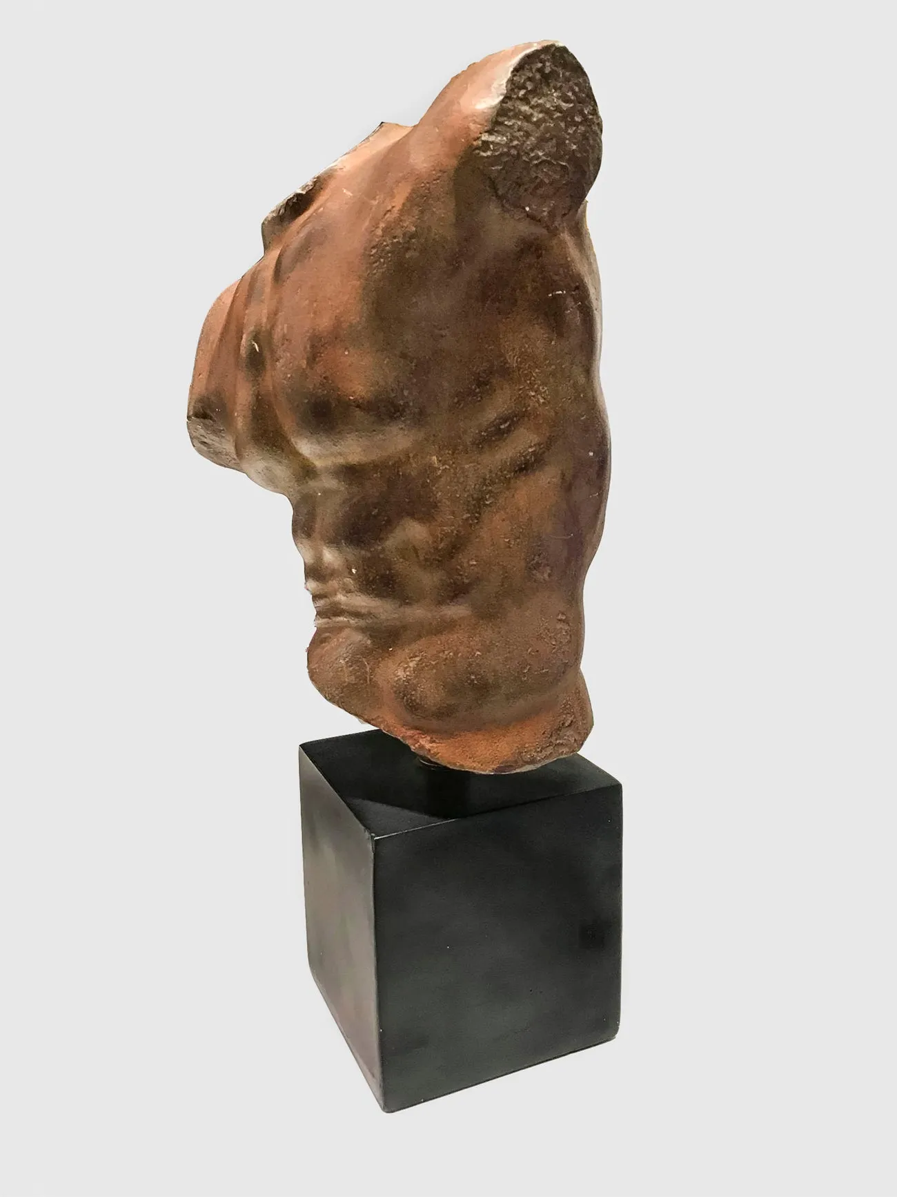 Alva Studios "Male Torso" 1991 Painted Plaster Sculpture - $15K APR Value w/ CoA!  