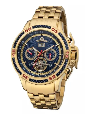 Amsterdam Pionier GM-515-10 | Gold | Made in Germany automatic watch