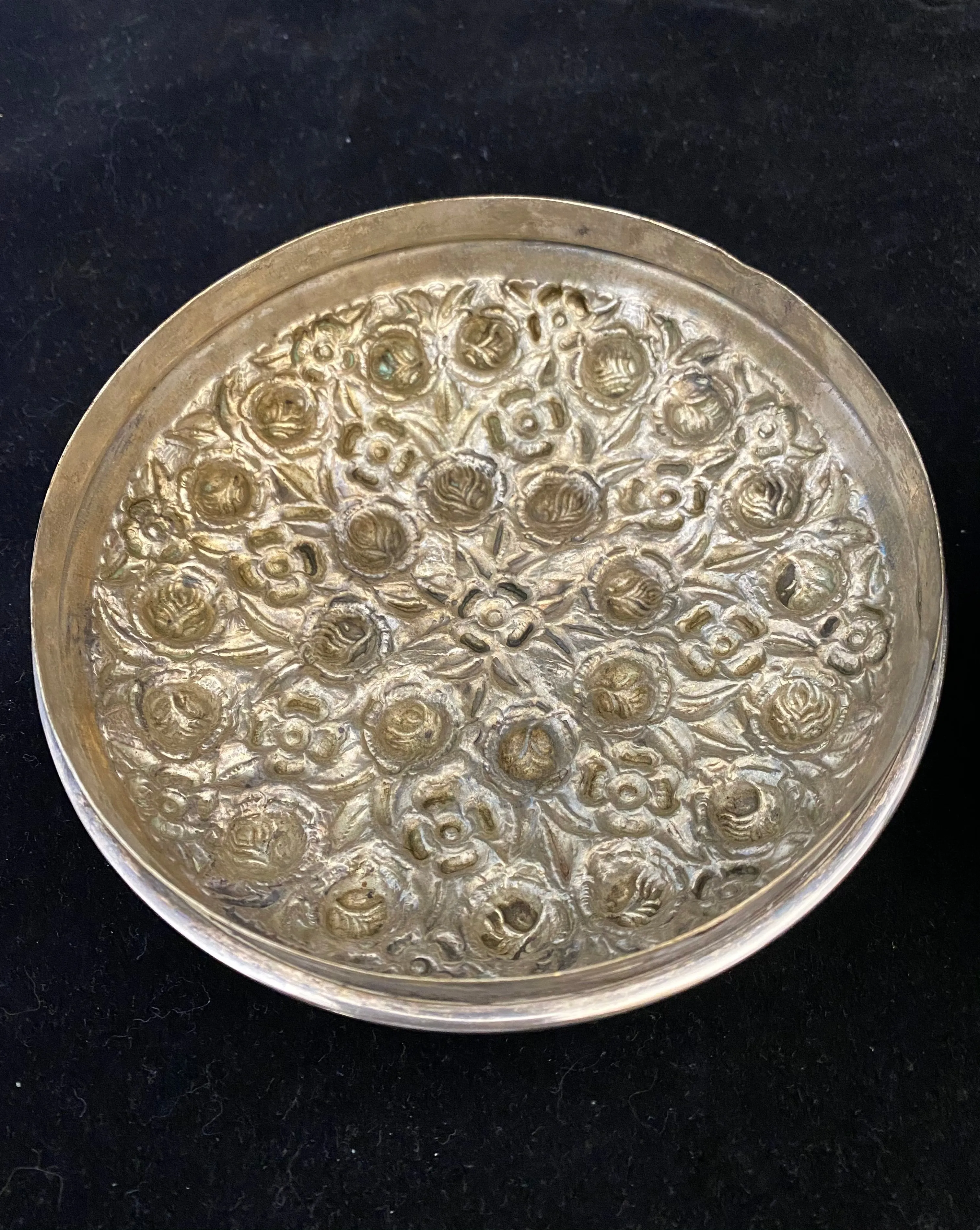 Antique C. 1800s Fine Silver European Repoussé Container - $4K APR Value w/ CoA!