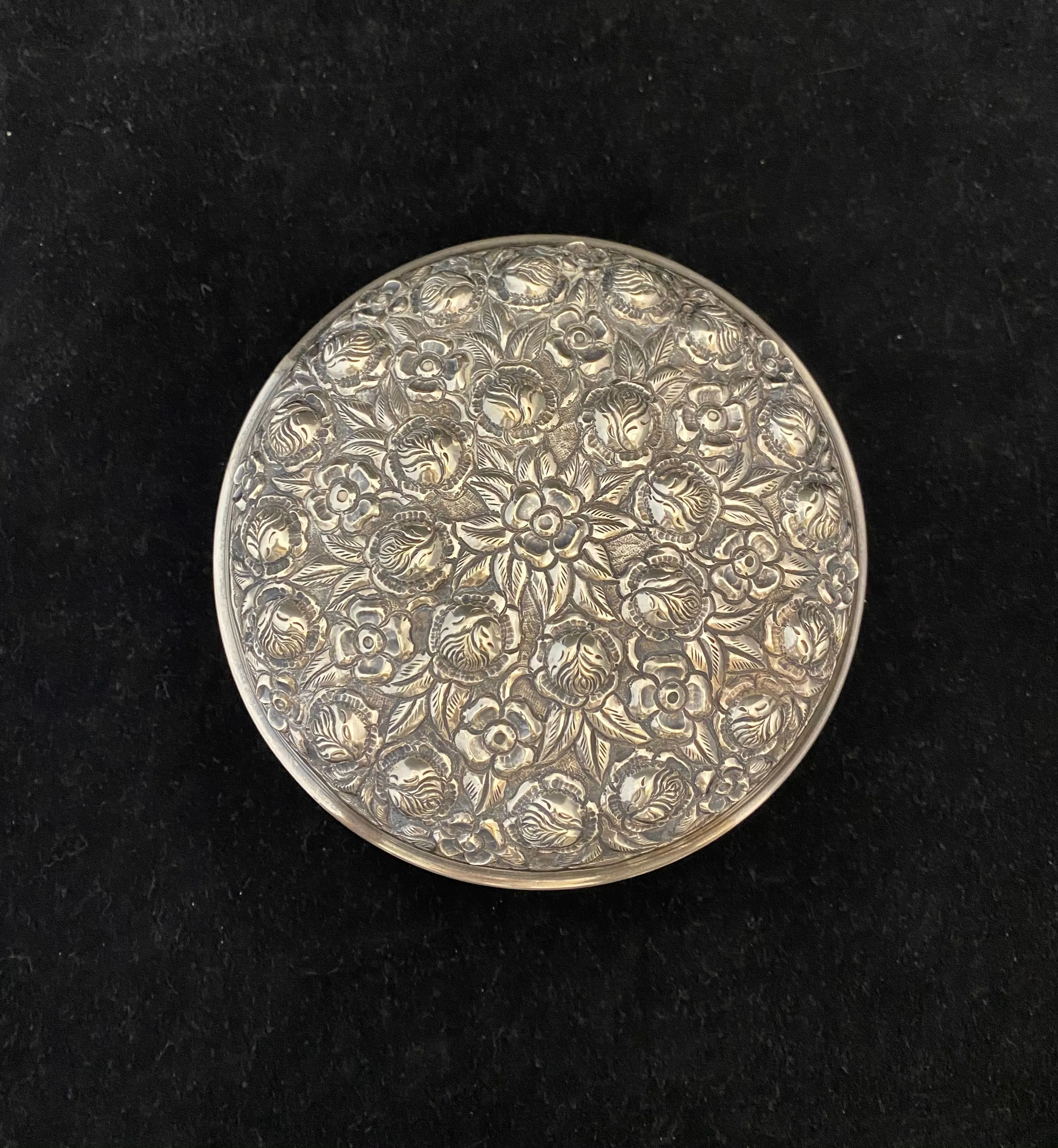 Antique C. 1800s Fine Silver European Repoussé Container - $4K APR Value w/ CoA!