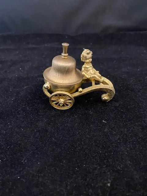 Antique C. 1950s Angel Chariot Bell - $2K APR Value w/ CoA!