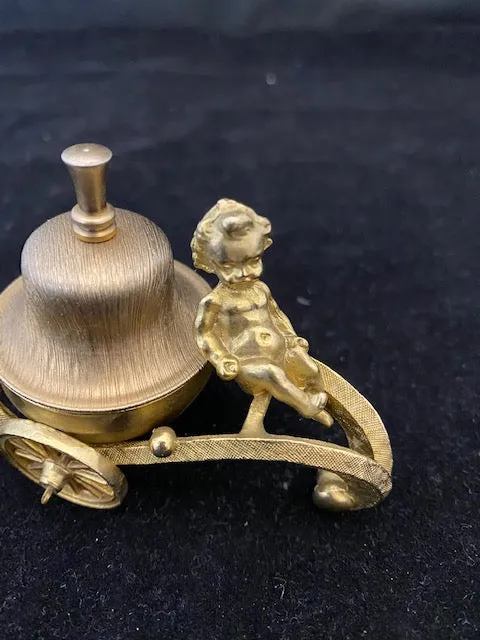 Antique C. 1950s Angel Chariot Bell - $2K APR Value w/ CoA!