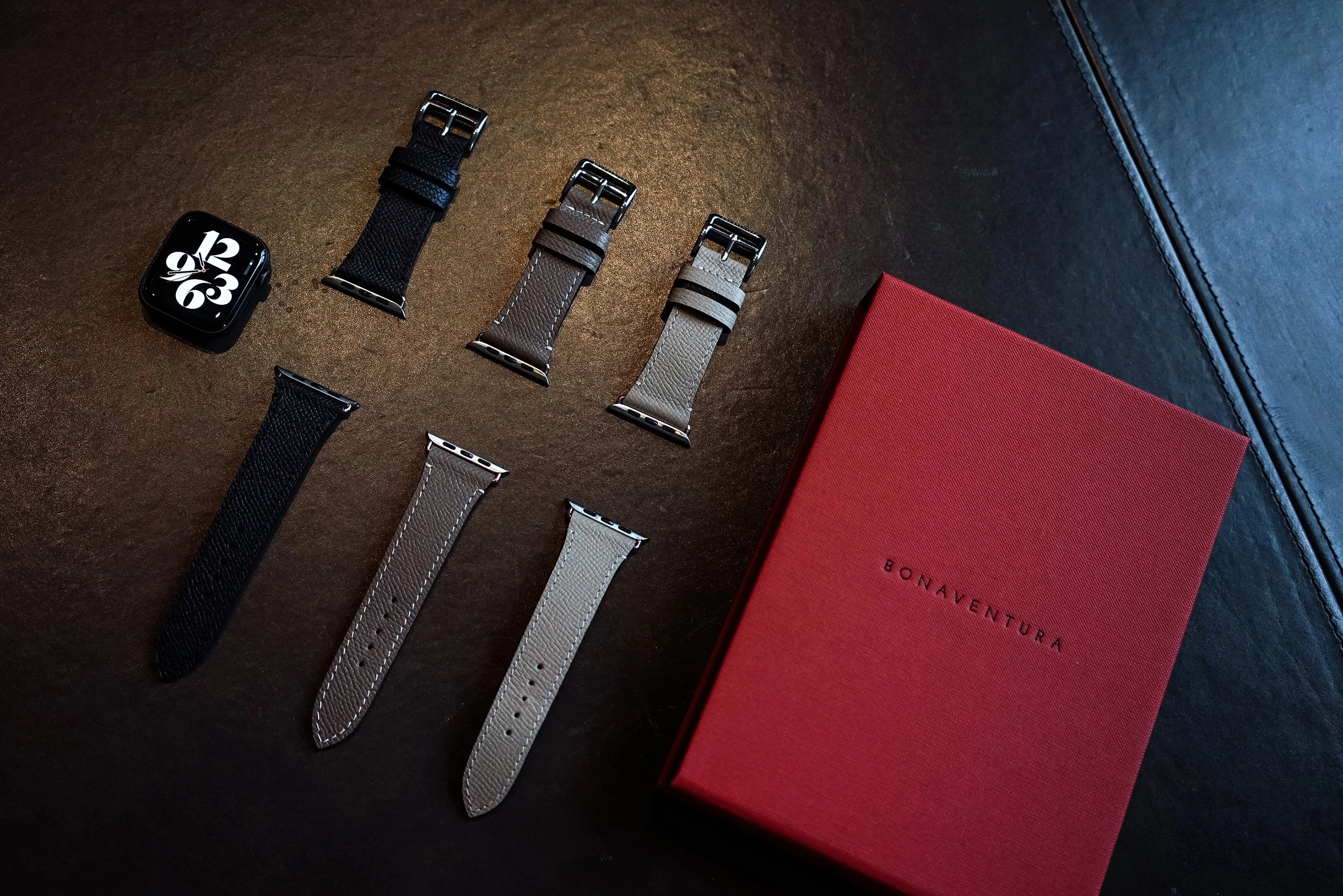 Apple Watch Leather Armband (42mm/44mm/45mm)