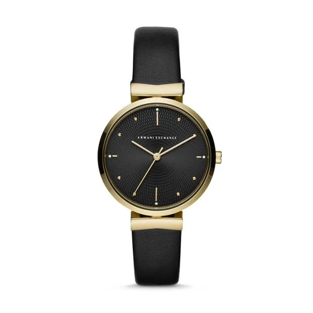 Armani Exchange Black Analogue Watch AX5903