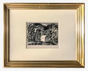 ARNOLD WILTZ Signed Ltd. Edition 1927 Woodcut Print - $5K APR Value w/ CoA!  